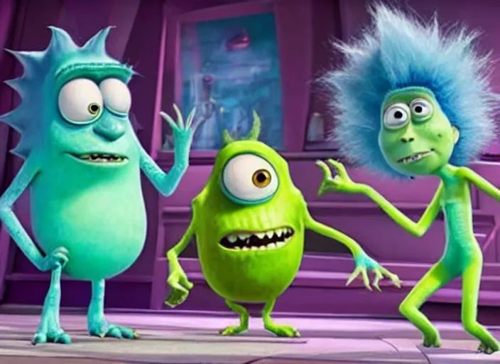 Image similar to film still of rick sanchez in the monsters inc movie 4 k,,,,,,,,,,,,,,,,,,,,,,,,,,,,,,,,,,,,,,,,,,,,,,,, rick and morty