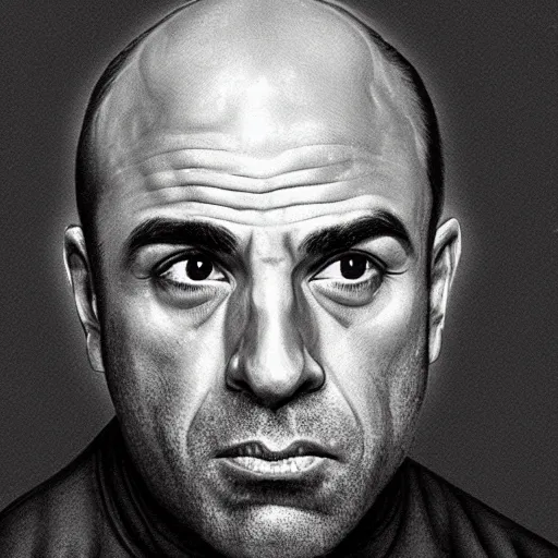 Image similar to Joe Rogan, extremely detailed, detailed and realistic face