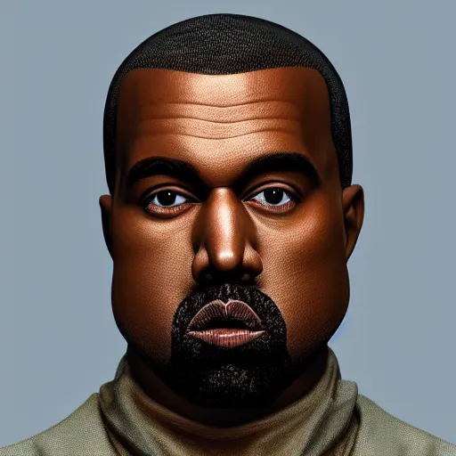 Image similar to hyperrealistic image of kanye west conway twitty, stunning 3 d render inspired by istvan sandorfi & greg rutkowski & banksy, perfect facial symmetry, dim volumetric cinematic lighting, 8 k octane comprehensive render, extremely mega hyper - detailed and lifelike attributes & atmosphere, intricate, realistic flesh texture, masterpiece, artstation, stunning,