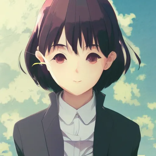 Image similar to a mouse that is a teacher, illustration concept art anime key visual trending pixiv fanbox by wlop and greg rutkowski and makoto shinkai and studio ghibli and kyoto animation symmetrical facial features