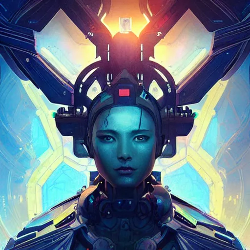 Prompt: symmetry! fractal futuristic robotic, apex legends, epic lighting, sketch illustration, ultra detailed, art by artgerm and greg rutkowski and alphonse mucha