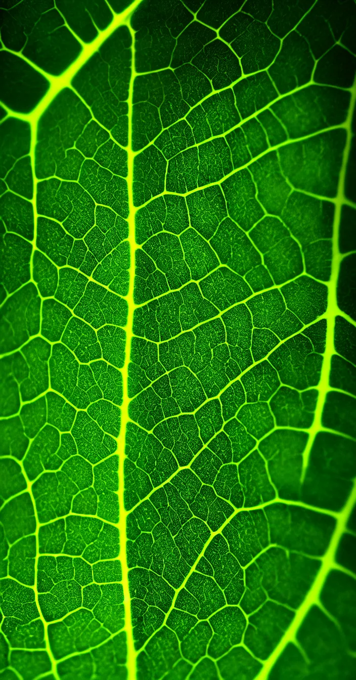 Prompt: realistic photo of texture of a one big glowing leaf, dark background, full leaf is visible, very sharp focus, in the style of greg rutswoski, very hyper realistic, highly detailed, fantasy art station