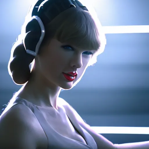 Prompt: taylor swift as princess leia in star wars, 8 k resolution, cinematic lighting, anatomically correct