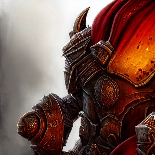 Image similar to juggernaut armor, highly detailed, diablo, world of warcraft, elder scrolls online, digital art, fantasy apocalypse, 4 k,