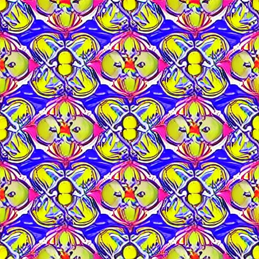 Prompt: symmetry, repeating pattern. seamless, candy and soda