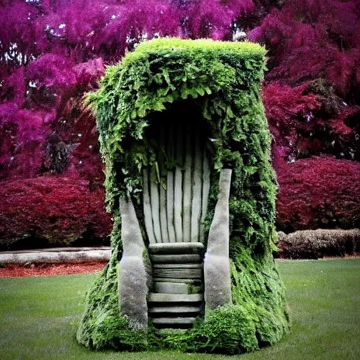 Prompt: why live in the shrubbery, when you could have a throne