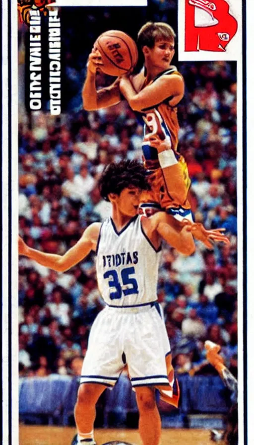 Image similar to basketball card with the dog from air bud