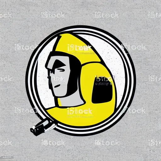 Image similar to a Star-Trek-Captain-Kirk, svg sticker, vector art, wearing headphones, jamming to music