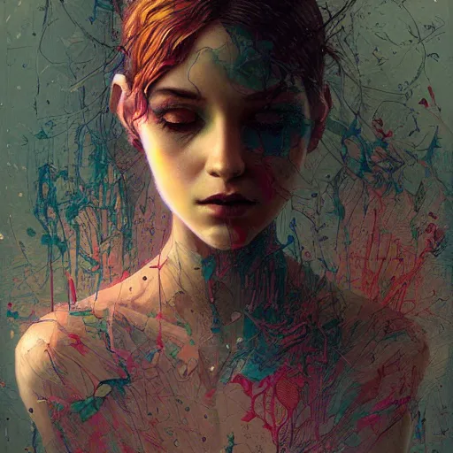 Image similar to Lofi portrait by Stanley Artgerm and Carne Griffiths and Tom Bagshaw