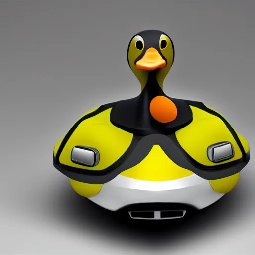 Image similar to Duck themed spaceship, elegant, futuristic