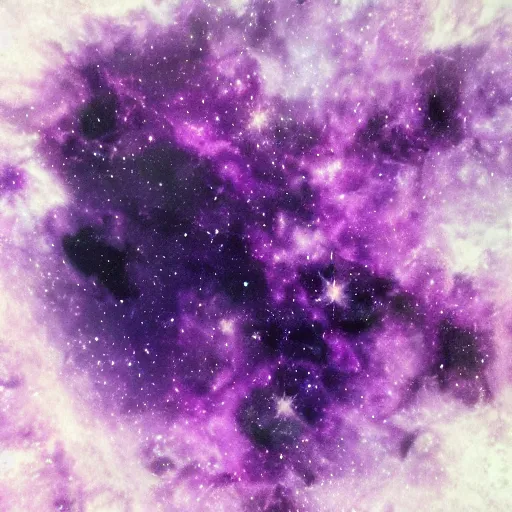 Prompt: Purple nebula, highly detailed.