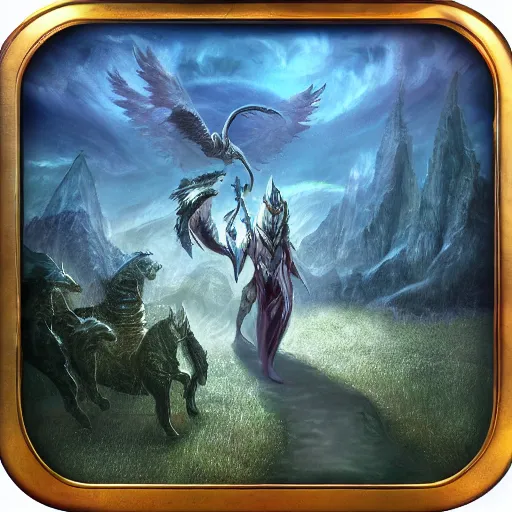 Image similar to desktop icon for a fantasy game