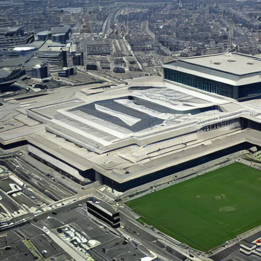 Prompt: a photo of the pentagon taken from a helicopter, ultra realistic,