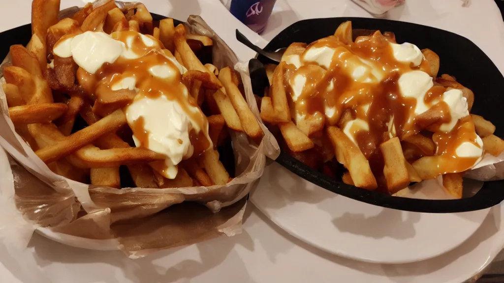 Image similar to a delicious poutine from quebec