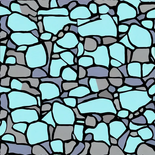 Image similar to stone floor texture, cartoon style, hand painted, tileable