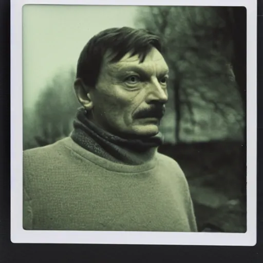 Image similar to polaroid of Gondor Tarkovsky