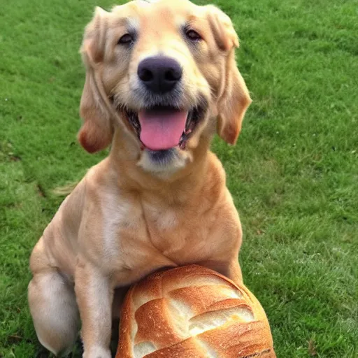 Prompt: bread dog