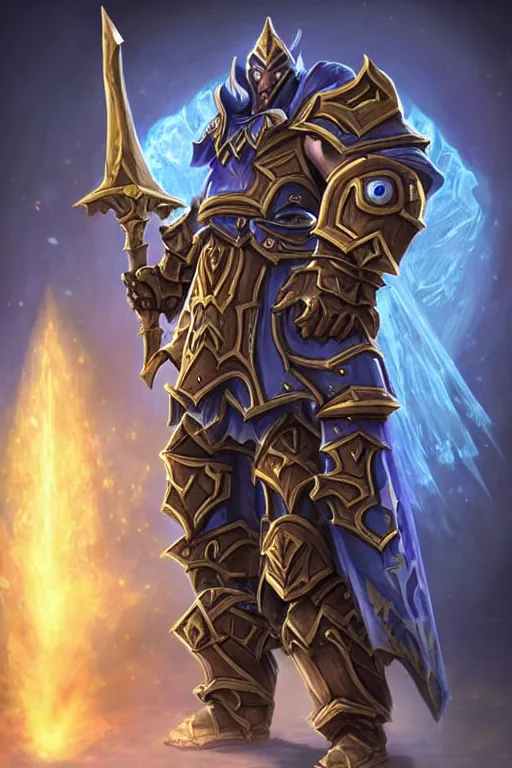 Prompt: world of warcraft paladin