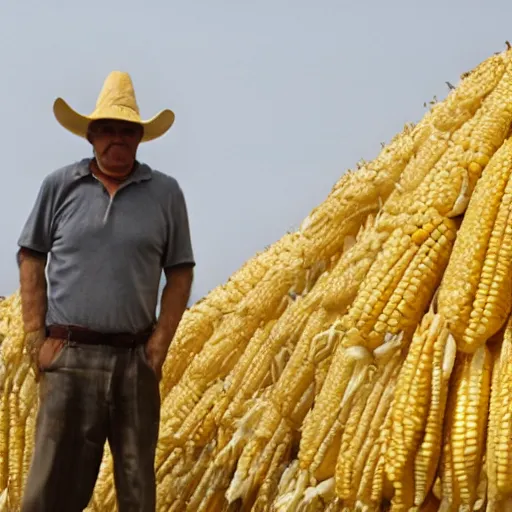 Image similar to the corn man awaits your arrival