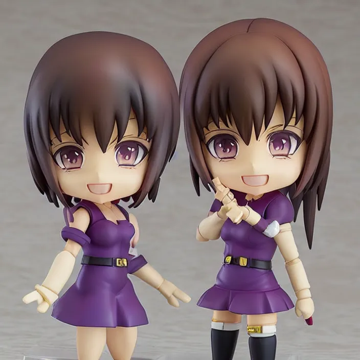 Image similar to faye valentine, an anime nendoroid of faye valentine, figurine, detailed product photo