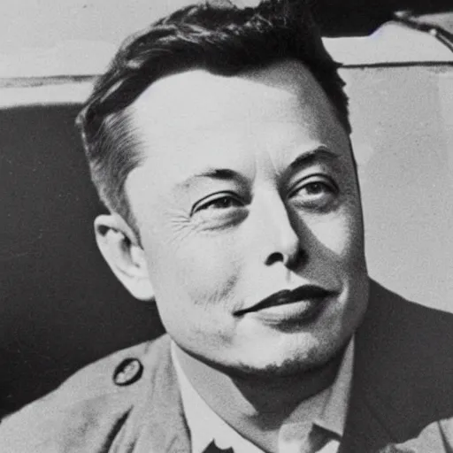 Image similar to elon musk during ww 2 germany