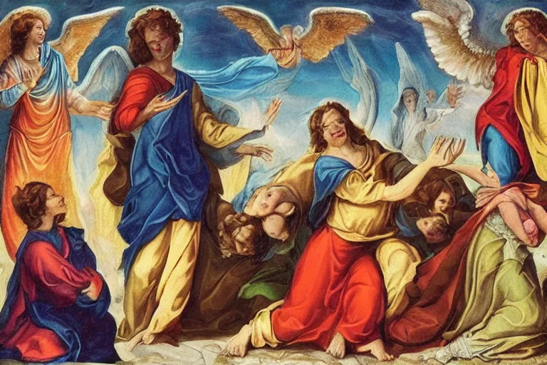 Image similar to the archangels breaking covenant laying with the daughters of man in the days of enoch