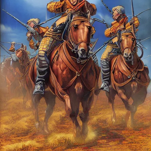 Image similar to Armstrong border reivers by Joe Jusko