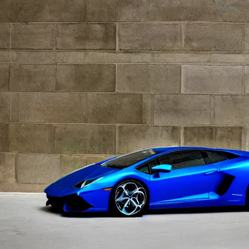 Image similar to blue lamborghini