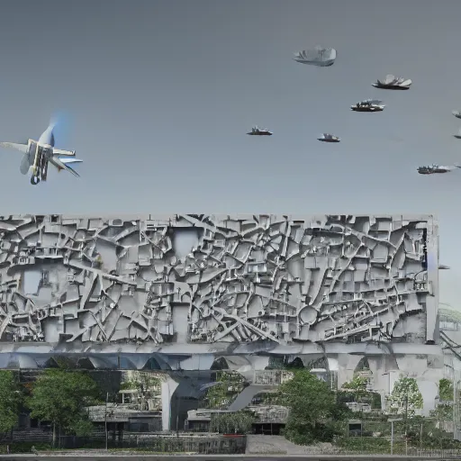 Prompt: Kazimierz Malewicz brutalist organic motherboard wall panel tile airport structure and digital billboard stars points cloud in the middle, unreal engine 5 lumen global illumination, keyshot, octane, artstation trending, ultra high detail, ultra realistic, cinematic, 8k, 16k, in style of zaha hadid, in plastic, dark, tilt shift,