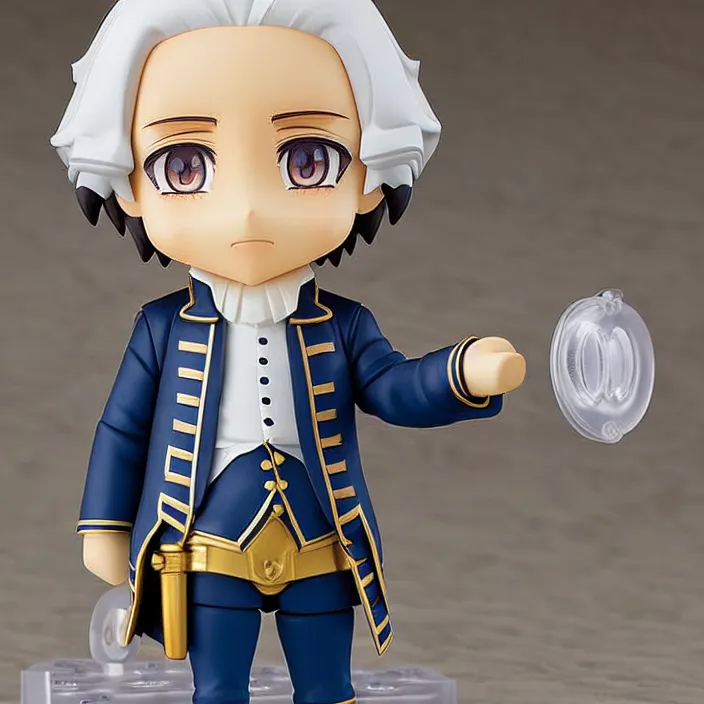 Image similar to An anime Nendoroid of George Washington, figurine, detailed product photo