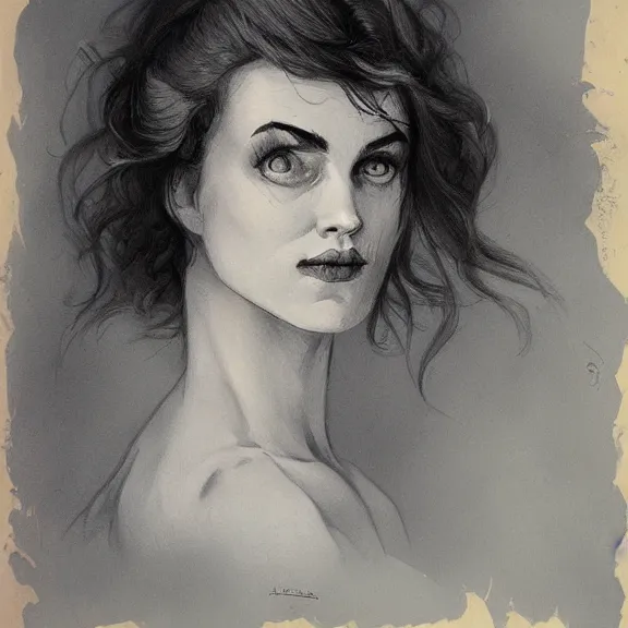 Image similar to a highly detailed portrait of jamie alexander in the style of peter mohrbacher and in the style of charles dana gibson.