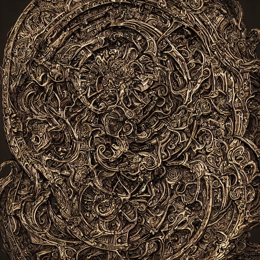 Image similar to intricate and detailed arcane symbol, artstation, 4 k