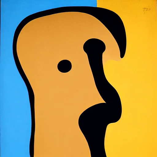 Prompt: a portrait a very ordinary person, by Jean Arp, high contrast, abstract, anatomically correct, beautiful perfect face, sharp focus, Highly Detailed