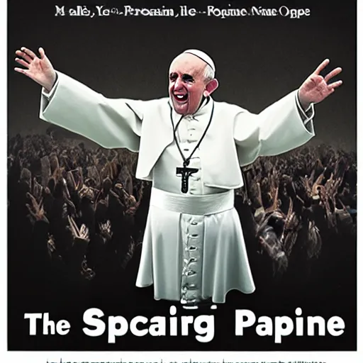 Image similar to the screaming pope