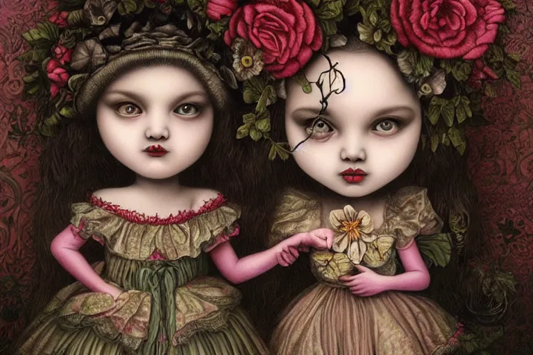 Prompt: insanely detailed art, Mark ryden style