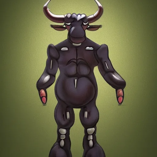 Image similar to a tall bull android