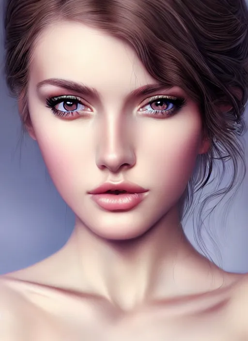 Image similar to a gorgeous british female photo, professionally retouched, soft lighting, realistic, smooth face, full body shot, torso, dress, perfect eyes, sharp focus on eyes, 8 k, high definition, insanely detailed, intricate, elegant, art by artgerm and jason chan