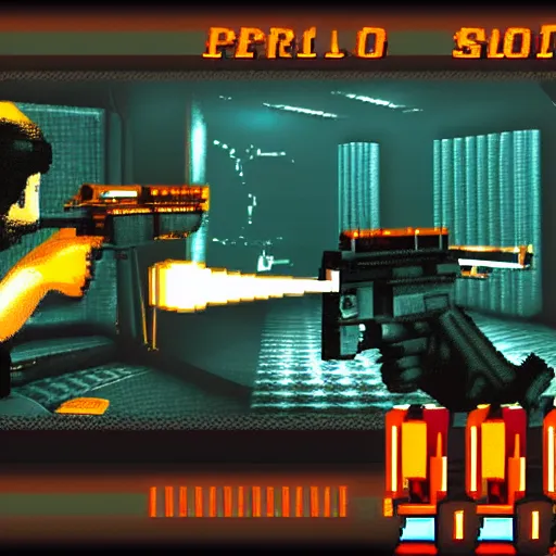 Image similar to retro shooter screenshot