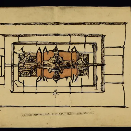 Image similar to Moloch with seven chambers