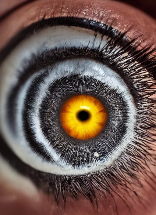 Image similar to portrait of a stunningly beautiful eye, infinite