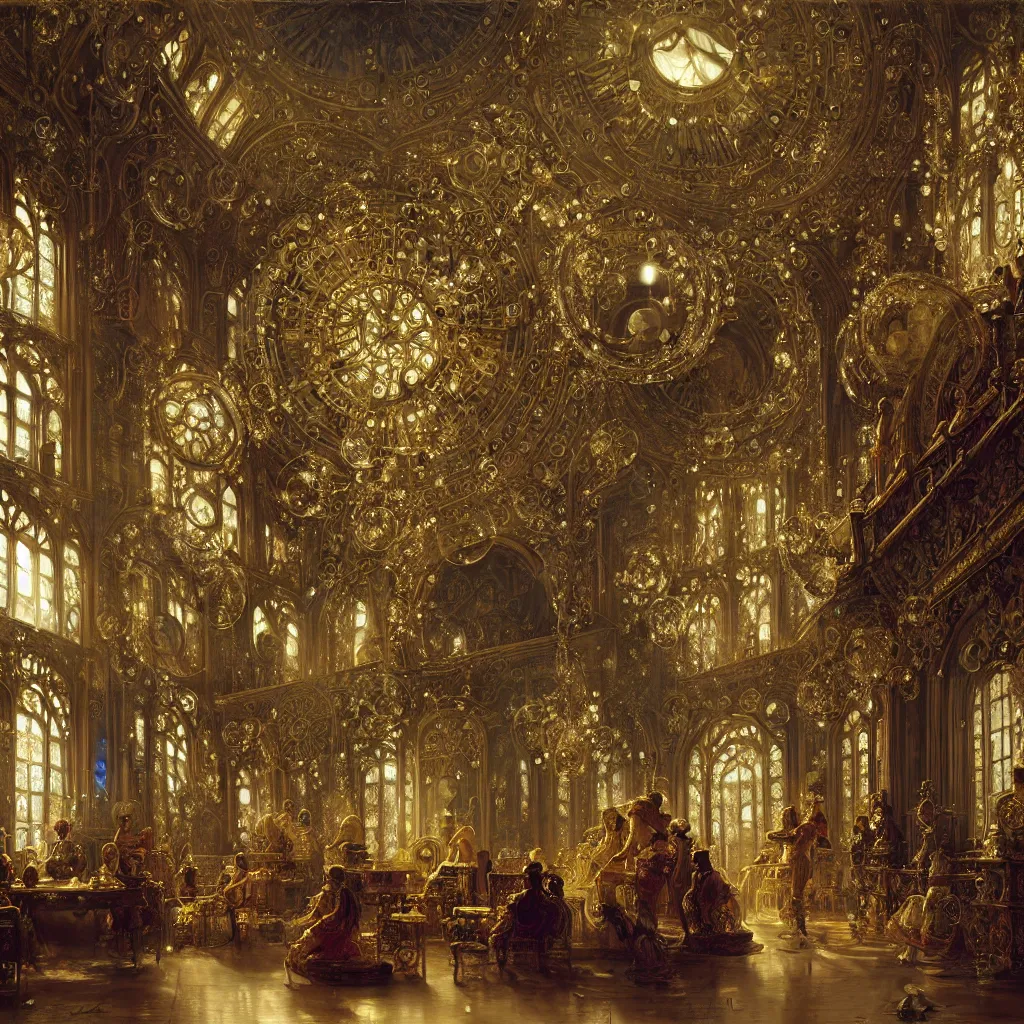 Prompt: soap bubble mind, symetrical highly detailed ornate with jewels and precious metals futuristic, sandman kingdom, castle kingdom of dreams, space ships, hiperrealistc, global illumination, radiant light, cosmic detailed and intricate environment. art by andreas achenbach