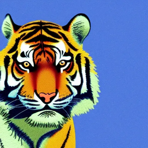 Image similar to tiger in the universe