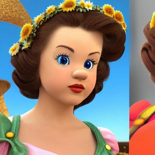 Prompt: stunning award winning hyperrealistic hdr 8 k highly detailed portrait photo of princess daisy ( mario franchise ) as a real human