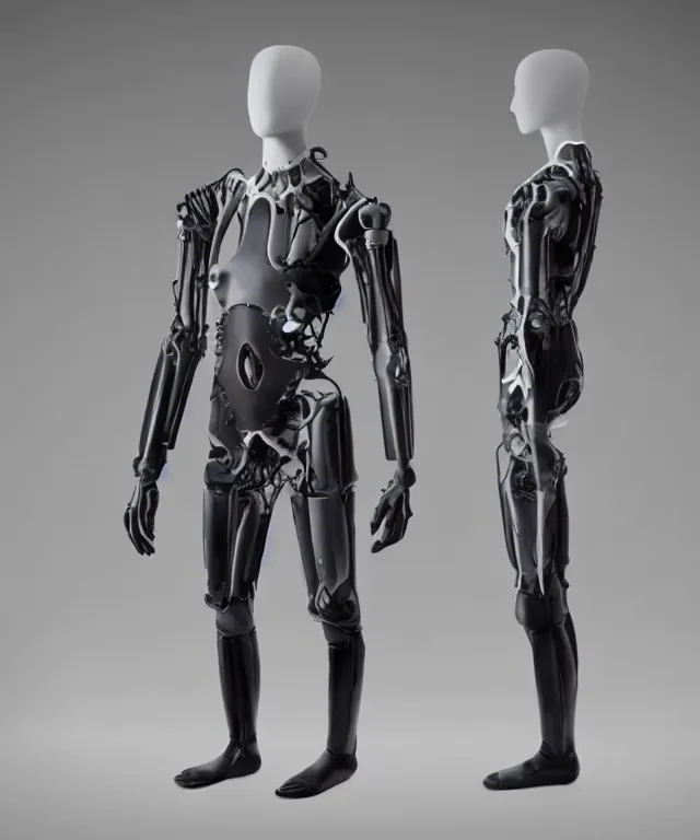 Image similar to skin exoskeleton wearable, product design, futuristic