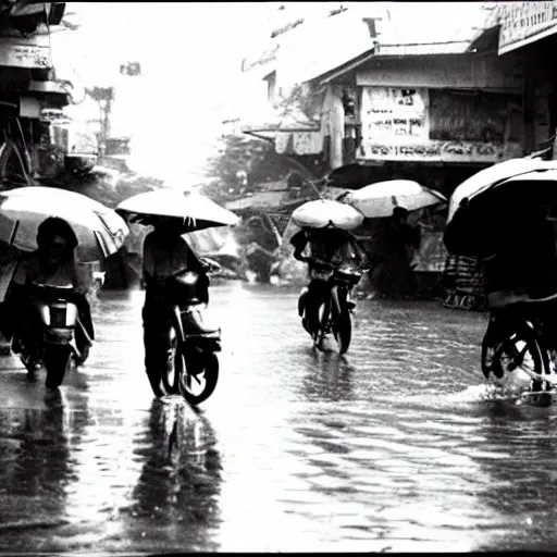 Image similar to rain season in saigon, old photos