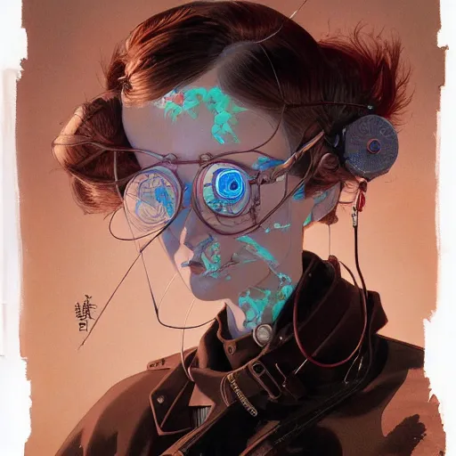 Prompt: portrait soft light painted by james jean and katsuhiro otomo and erik jones, inspired by steampunk anime, smooth face feature, intricate oil painting, high detail illustration, sharp high detail, manga and anime 1 9 9 9