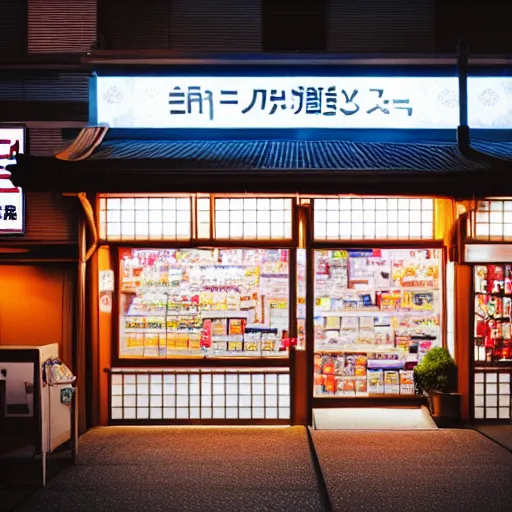 Image similar to photo of Japanese convenience store at night