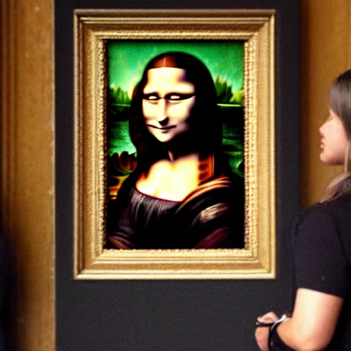 Image similar to Mona lisa black