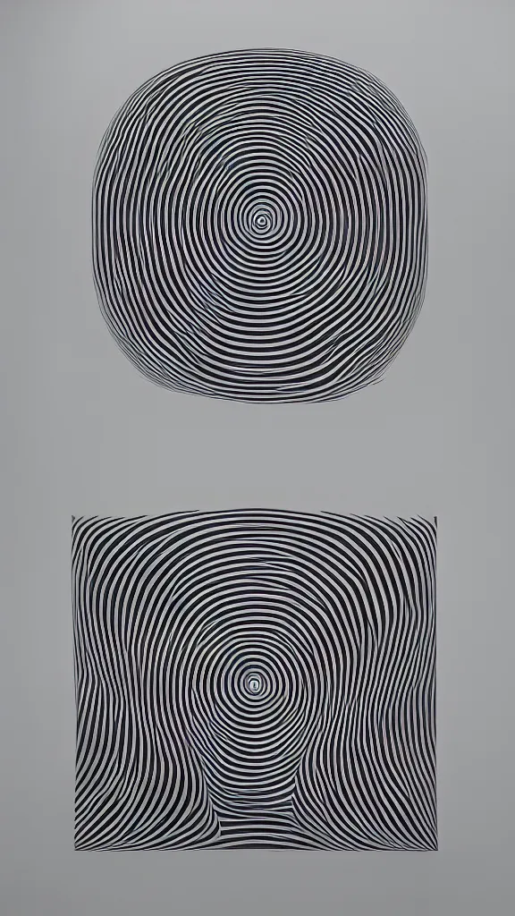 Image similar to portal infinity illusion peeta victor vasarely felilce varini