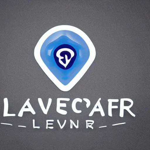 Image similar to logo, virtual liver, blue print